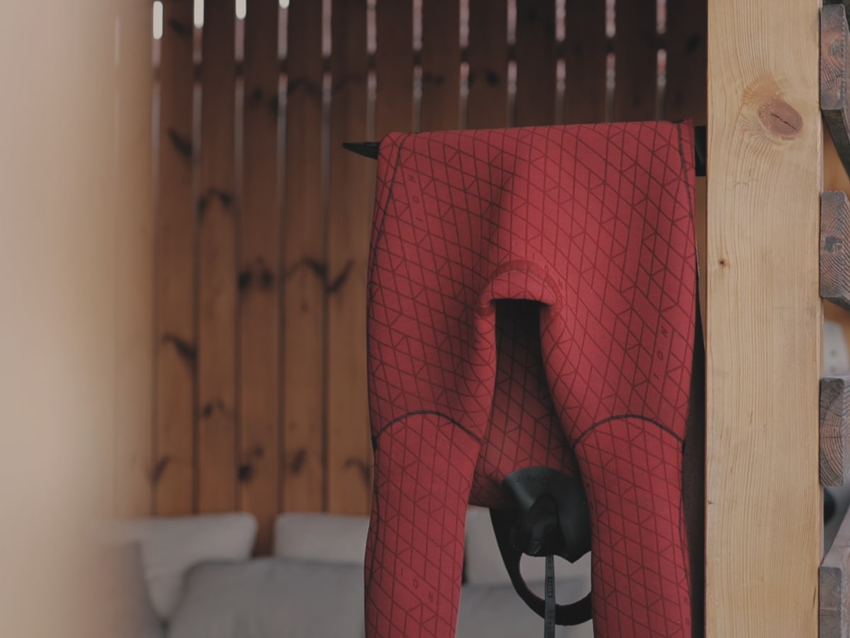 XRail Wetsuit Hanger by Exit Watersports
