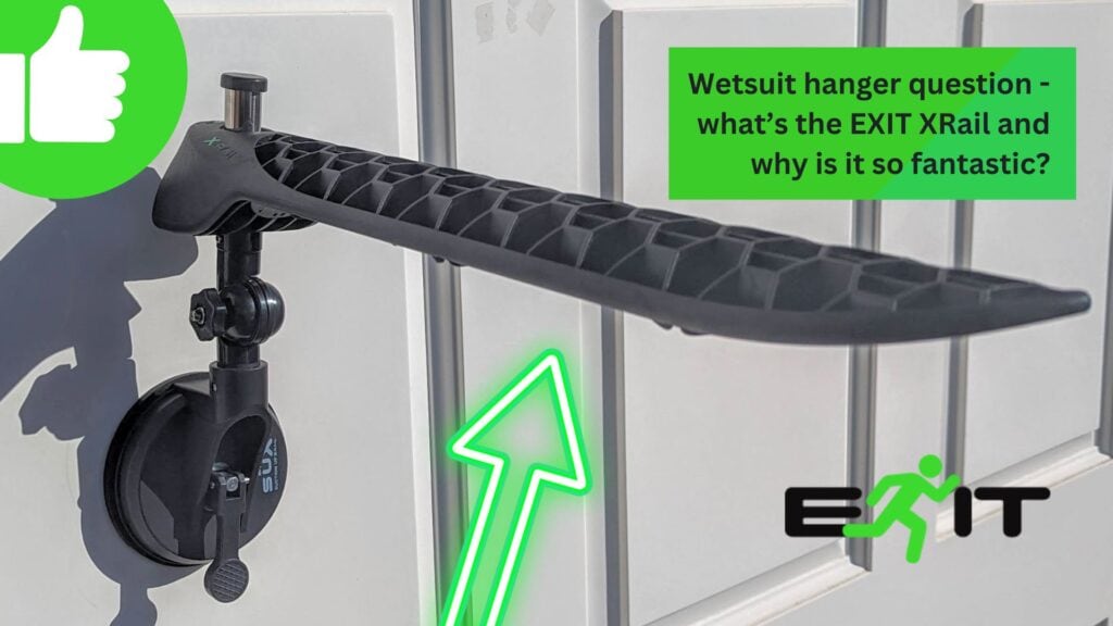 wetsuit hanger - teg EXIt XRail and why it's so fantastic